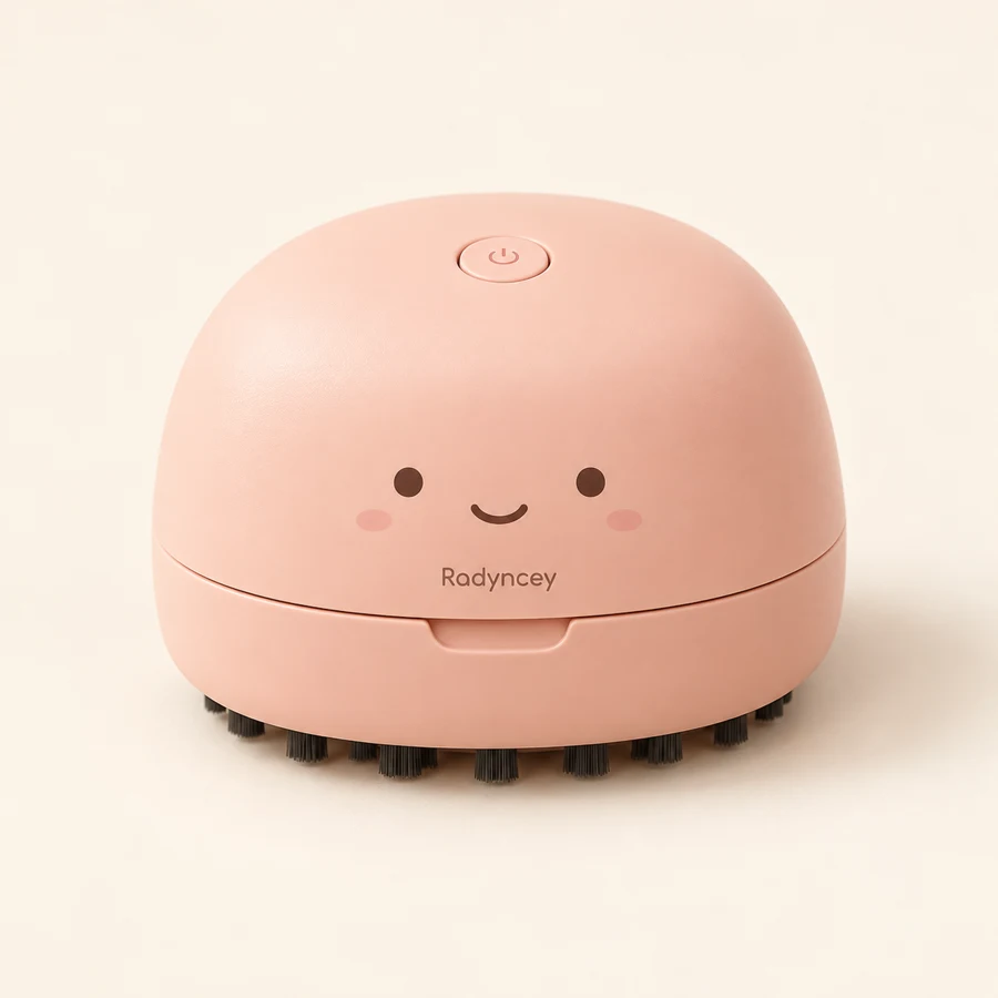 Peach Pebble in Peach pink
